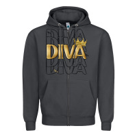 Smoke diva Zipper Hoodie - MaliasSmallBusiness