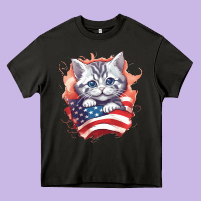 Cat6 Heavy Core Tee Designed By Unal Design