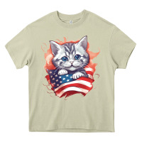 Mossy cat6 Heavy Core Tee - Unal Design