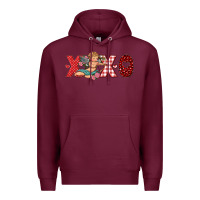 Burgundy xoxo cupid Premium Hoodie - RanaPortraitStore