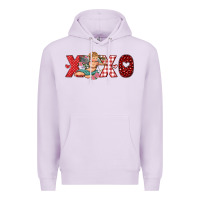 Lilac xoxo cupid Premium Hoodie - RanaPortraitStore