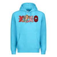 Ocean Blue xoxo cupid Premium Hoodie - RanaPortraitStore