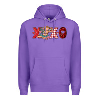 Purple xoxo cupid Premium Hoodie - RanaPortraitStore