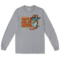 Heather Grey blame it all my roots Long Sleeve Tee - AdoDesignShop