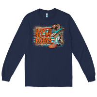 Navy blame it all my roots Long Sleeve Tee - AdoDesignShop