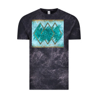Cloud Black turquoise glitter Vintage Tee - JahusDesignShop