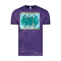 Cloud Purple turquoise glitter Vintage Tee - JahusDesignShop