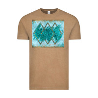 Vintage Coffee turquoise glitter Vintage Tee - JahusDesignShop