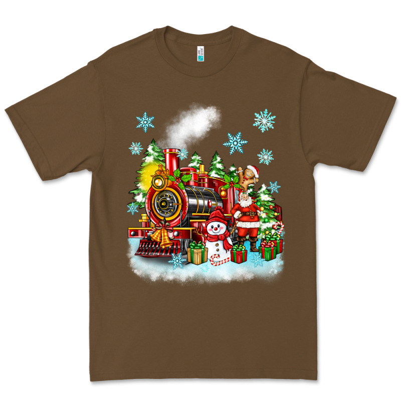 Christmas Polar Express Santa Premium Tee by Zillion Design Studio | Teevron