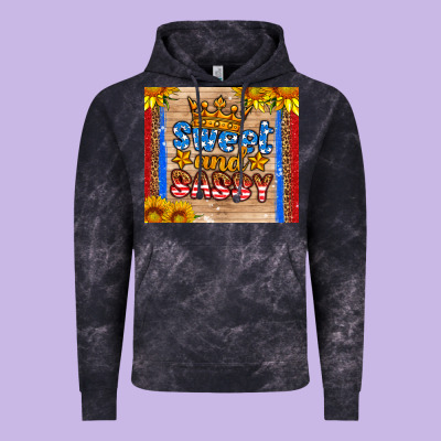 Usa Flag Sweet And Sassy Vintage Hoodie Designed By Hra Design Shop