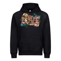 Black Love Horse Urban Hoodie - HowdyJamesFarm