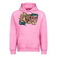 Fuchsia Pink Love Horse Urban Hoodie - HowdyJamesFarm