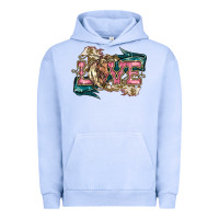 Pigment Grape Ice Love Horse Urban Hoodie - HowdyJamesFarm