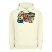 Pigment Pistachio Love Horse Urban Hoodie - HowdyJamesFarm