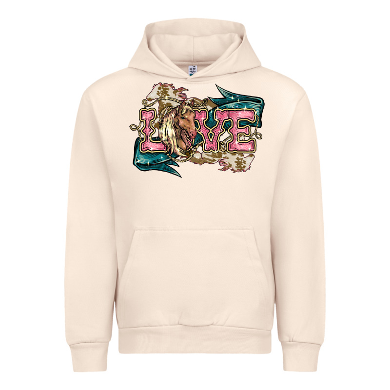 Love Horse Urban Hoodie by HowdyJamesFarm | Teevron
