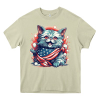 Mossy cat7 Heavy Core Tee - Unal Design
