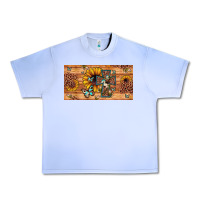 Grape Ice leopard cross butterfly sunflower Urban Heavy Tee - JahusDesignShop