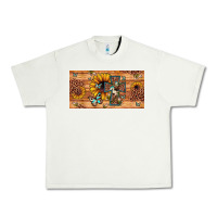 Pistachio leopard cross butterfly sunflower Urban Heavy Tee - JahusDesignShop