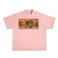 Salmon leopard cross butterfly sunflower Urban Heavy Tee - JahusDesignShop