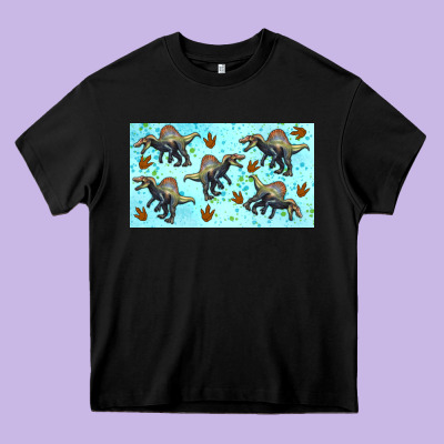 Spinosaurus Sippy Cup Heavy Core Tee Designed By Artiststas