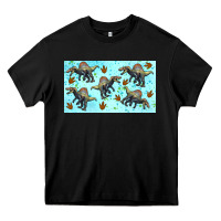 Black spinosaurus sippy cup Heavy Core Tee - Artiststas