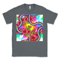 Tie Dye Floral Seamless Pattern Classic Tee | Teevron