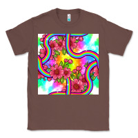 Chestnut tie dye floral seamless pattern Classic Tee - BundleAndBundleShop