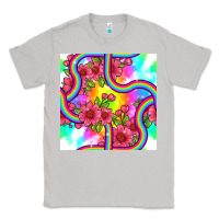 Moon Dust tie dye floral seamless pattern Classic Tee - BundleAndBundleShop