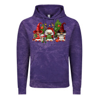 Cloud Purple christmas gnomies Vintage Hoodie - FaDigitalArtStudio