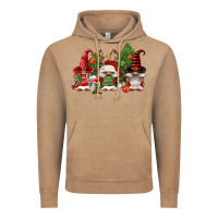 Vintage Coffee christmas gnomies Vintage Hoodie - FaDigitalArtStudio