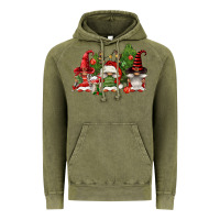 Vintage Olive christmas gnomies Vintage Hoodie - FaDigitalArtStudio