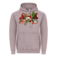 Vintage Zinc christmas gnomies Vintage Hoodie - FaDigitalArtStudio