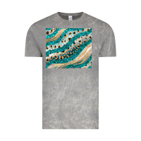 Cloud Rock turquoise glitter Vintage Tee - JahusDesignShop