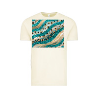 Vintage Arctic turquoise glitter Vintage Tee - JahusDesignShop