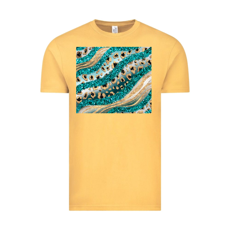 Turquoise Glitter Vintage Tee by JahusDesignShop | Teevron