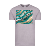 Vintage Zinc turquoise glitter Vintage Tee - JahusDesignShop