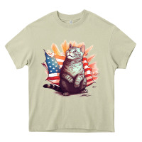 Mossy cat8 Heavy Core Tee - Unal Design