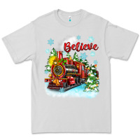 Dove Grey christmas polar express believe Premium Tee - Zillion Design Studio