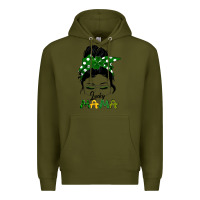 Army Green Lucky Mama Premium Hoodie - Bettercallsaul