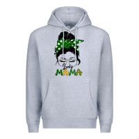 Heather Grey Lucky Mama Premium Hoodie - Bettercallsaul