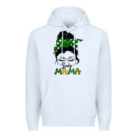 White Lucky Mama Premium Hoodie - Bettercallsaul