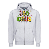 Heather Grey 366 days black history Zipper Hoodie - MaliasSmallBusiness