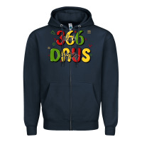 Navy 366 days black history Zipper Hoodie - MaliasSmallBusiness