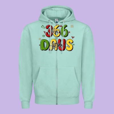 366 Days Black History Zipper Hoodie Designed By Maliassmallbusiness