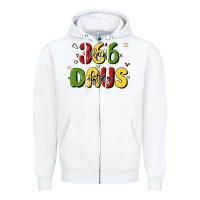 White 366 days black history Zipper Hoodie - MaliasSmallBusiness