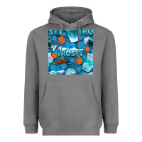 Storm winter frosty coffee cups and snow seamless pattern bbs Heavyweight Hoodie - BundleAndBundleShop