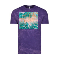 Cloud Purple turquoise glitter Vintage Tee - JahusDesignShop