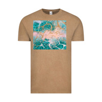 Vintage Coffee turquoise glitter Vintage Tee - JahusDesignShop