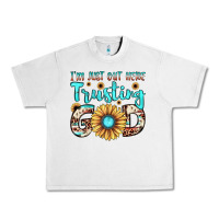 Lunar Rock i'm just out here trusting god Urban Heavy Tee - JahusDesignShop