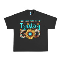 Pigment Black i'm just out here trusting god Urban Heavy Tee - JahusDesignShop